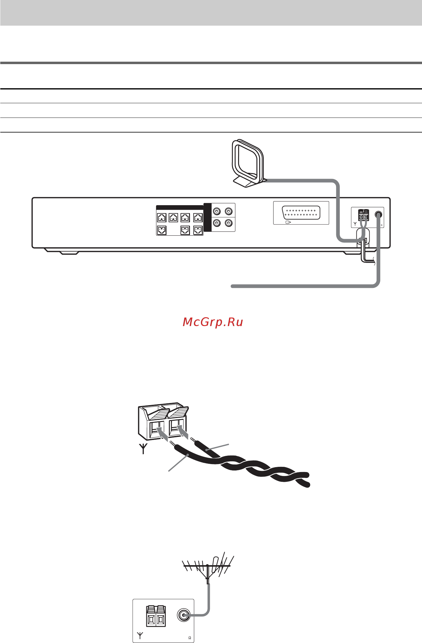 Sony DAV-SB300 [20/104] Ïóíêò 2 ïîäêë åíèå àíòåííû