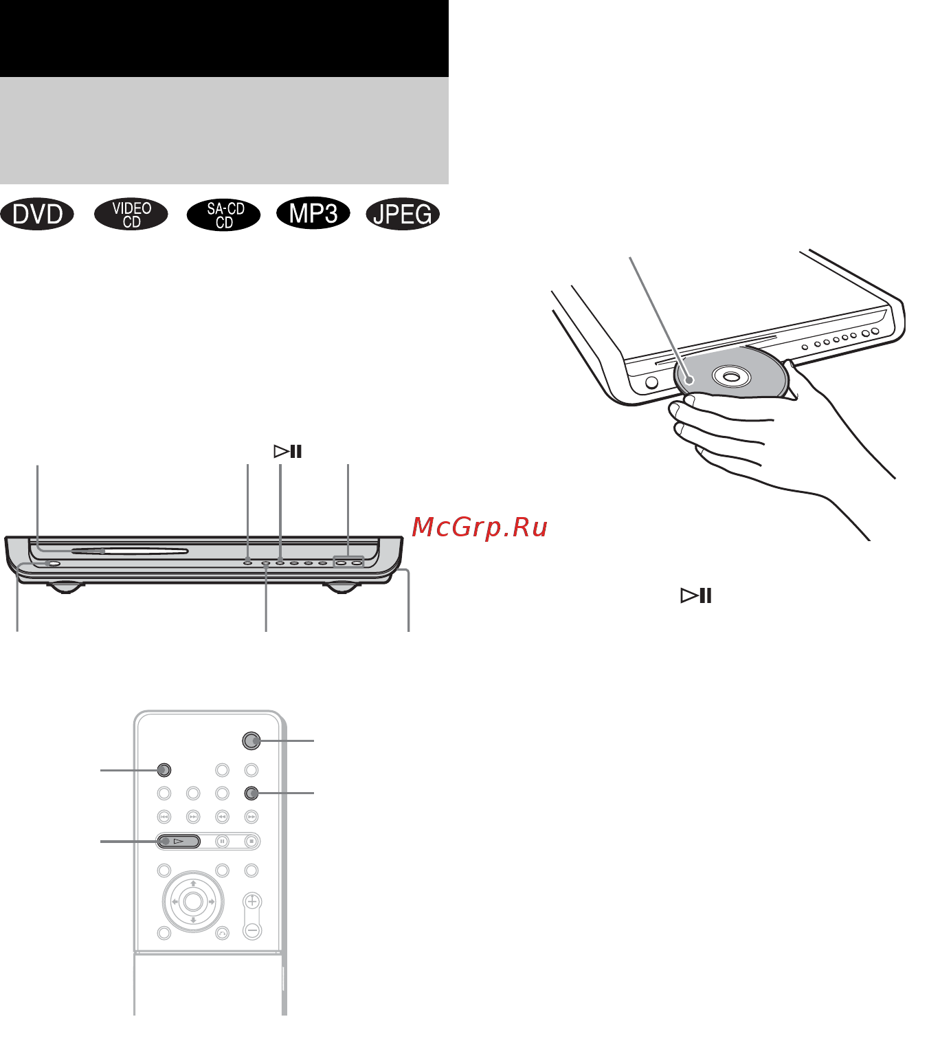 Sony DAV-SR4W [36/124] Âîñï²îèçâåäåíèå äèñêîâ