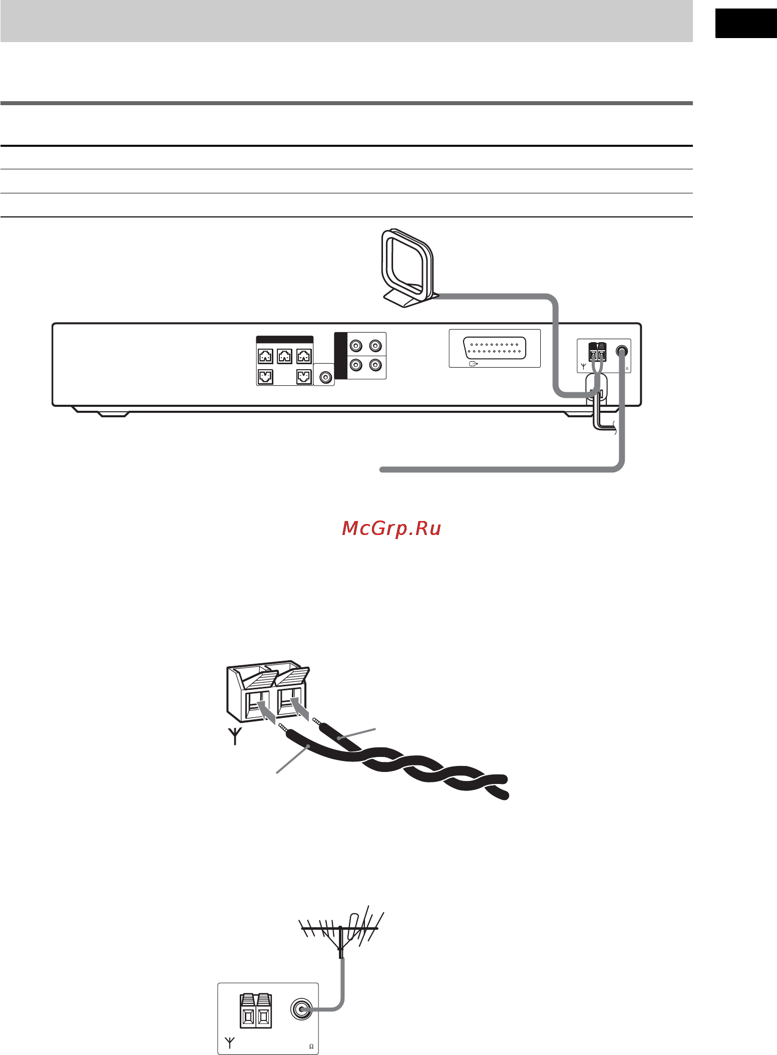 Sony DAV-SB500W [23/112] Ïóíêò 2 ïîäêë åíèå àíòåííû