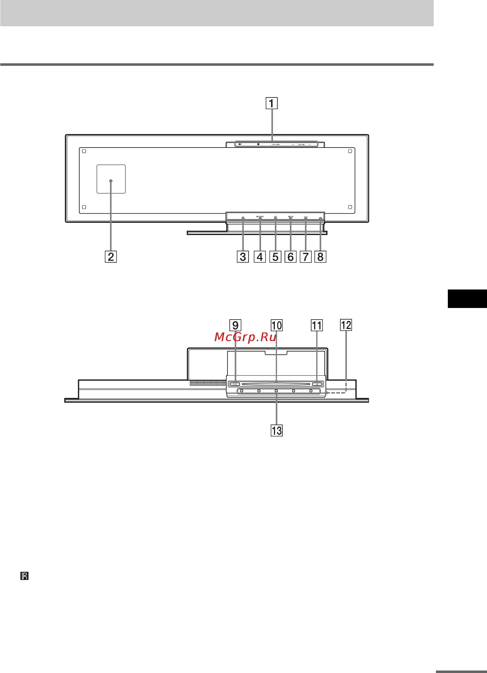 Sony DAV-LF1H [133/147] Óêàçàòåëü äåòàëåé è æëåìåíòîâ óï²àâëåíèø