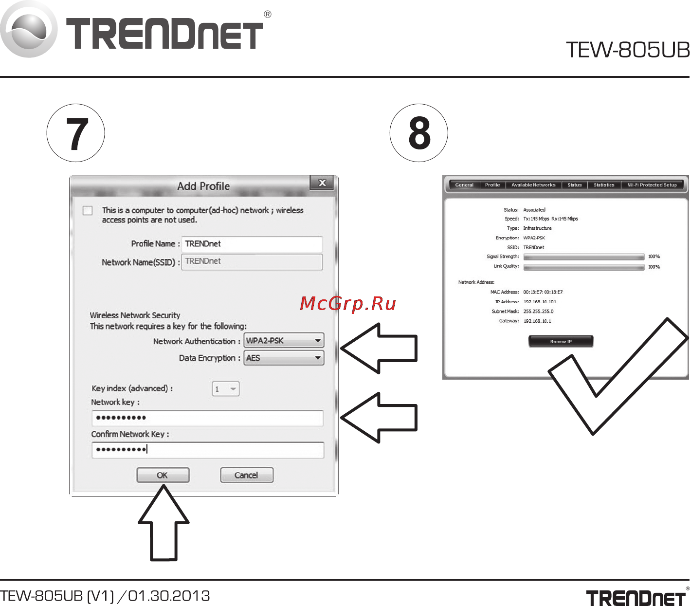 Trendnet TEW-805UB [3/4] Ö trefldnet