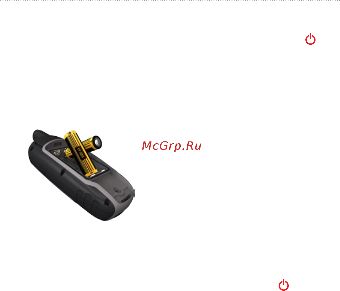 Garmin GPSMAP 62s Russia [7/56] Установка языка