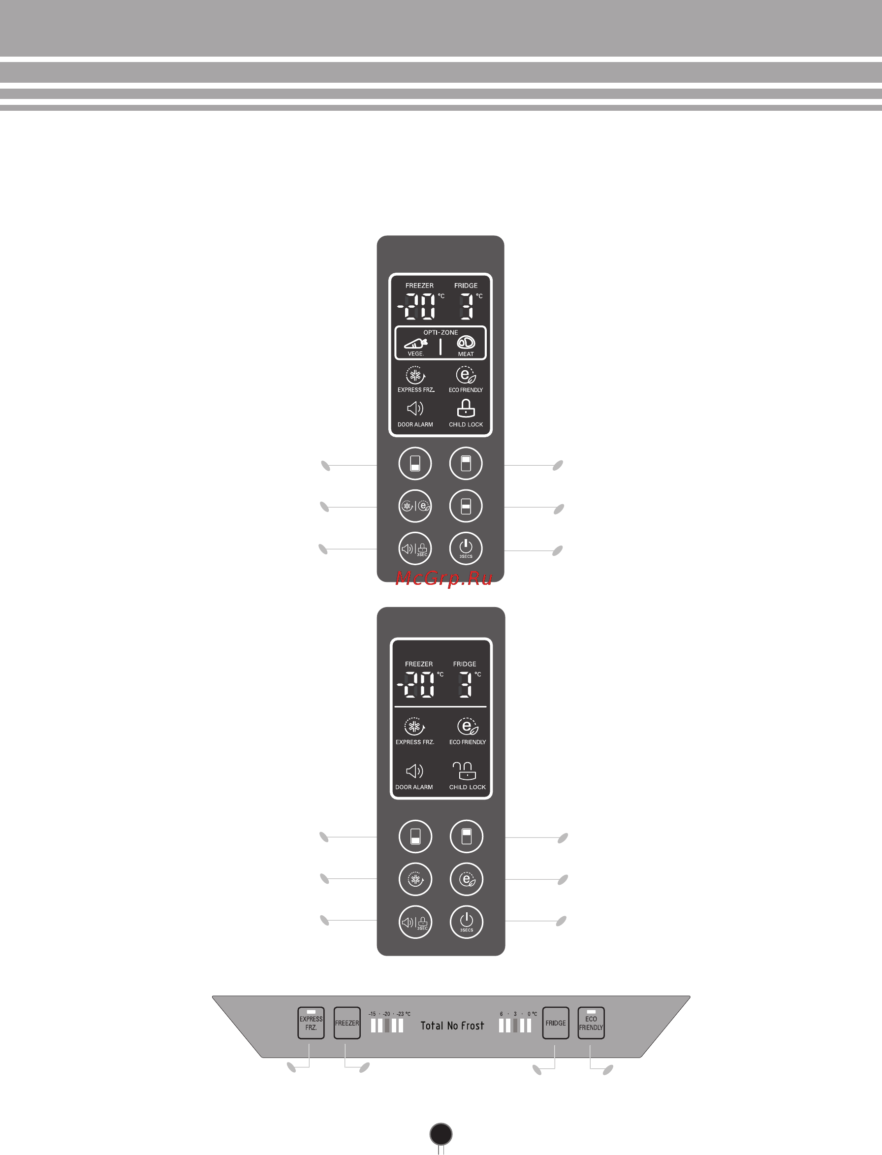 LG GA-B489BECA [14/56] Регулировка температуры в вашем холодильнике имеются регуляторы позволяющие регулировать температуру в холодильном и морозильном отделениях индикаторная панель регулировки температуры регулировка температуры и функции