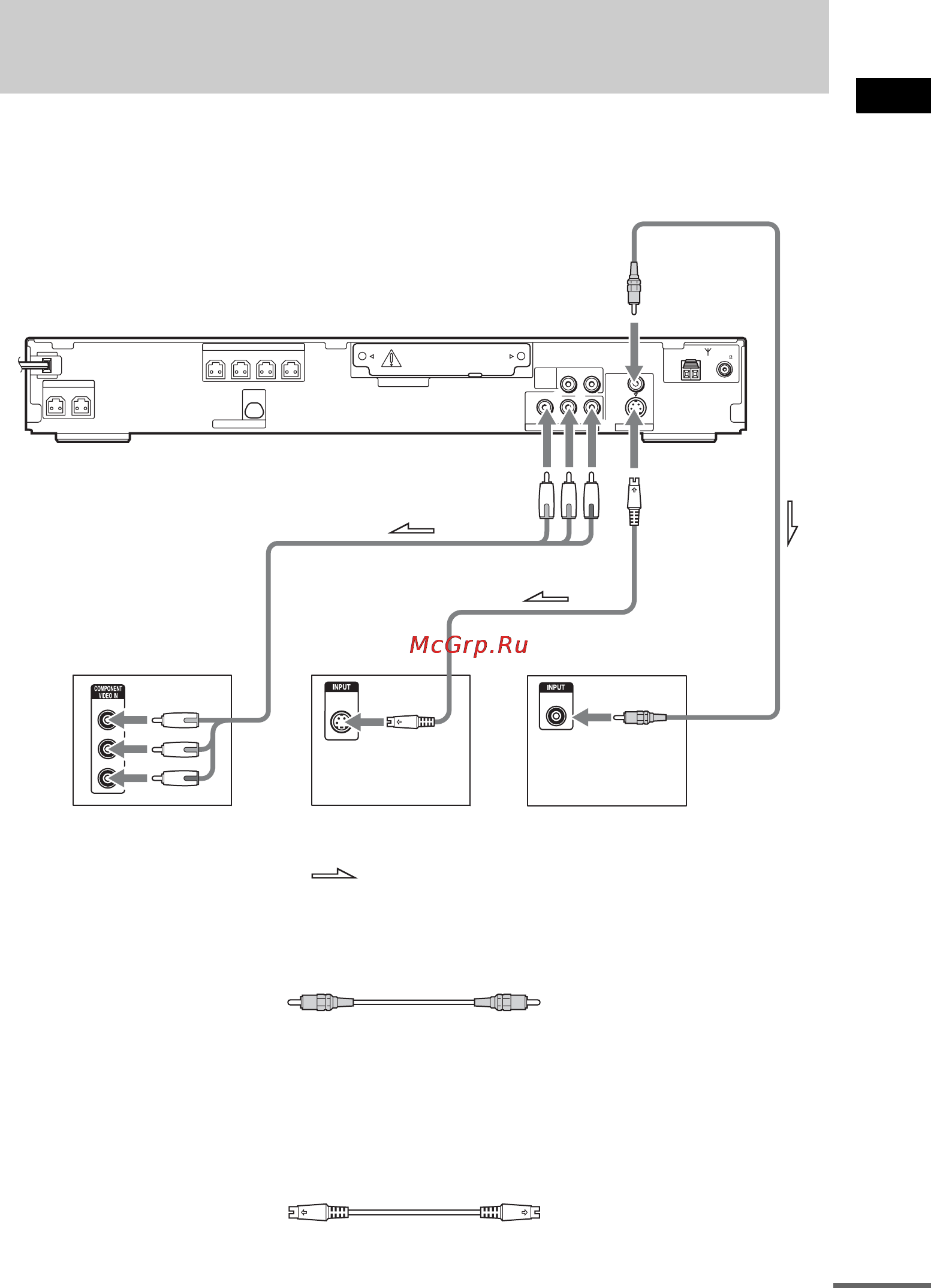 Sony DAV-DZ150K [21/116] Подключение телевизора дополнительные сведения