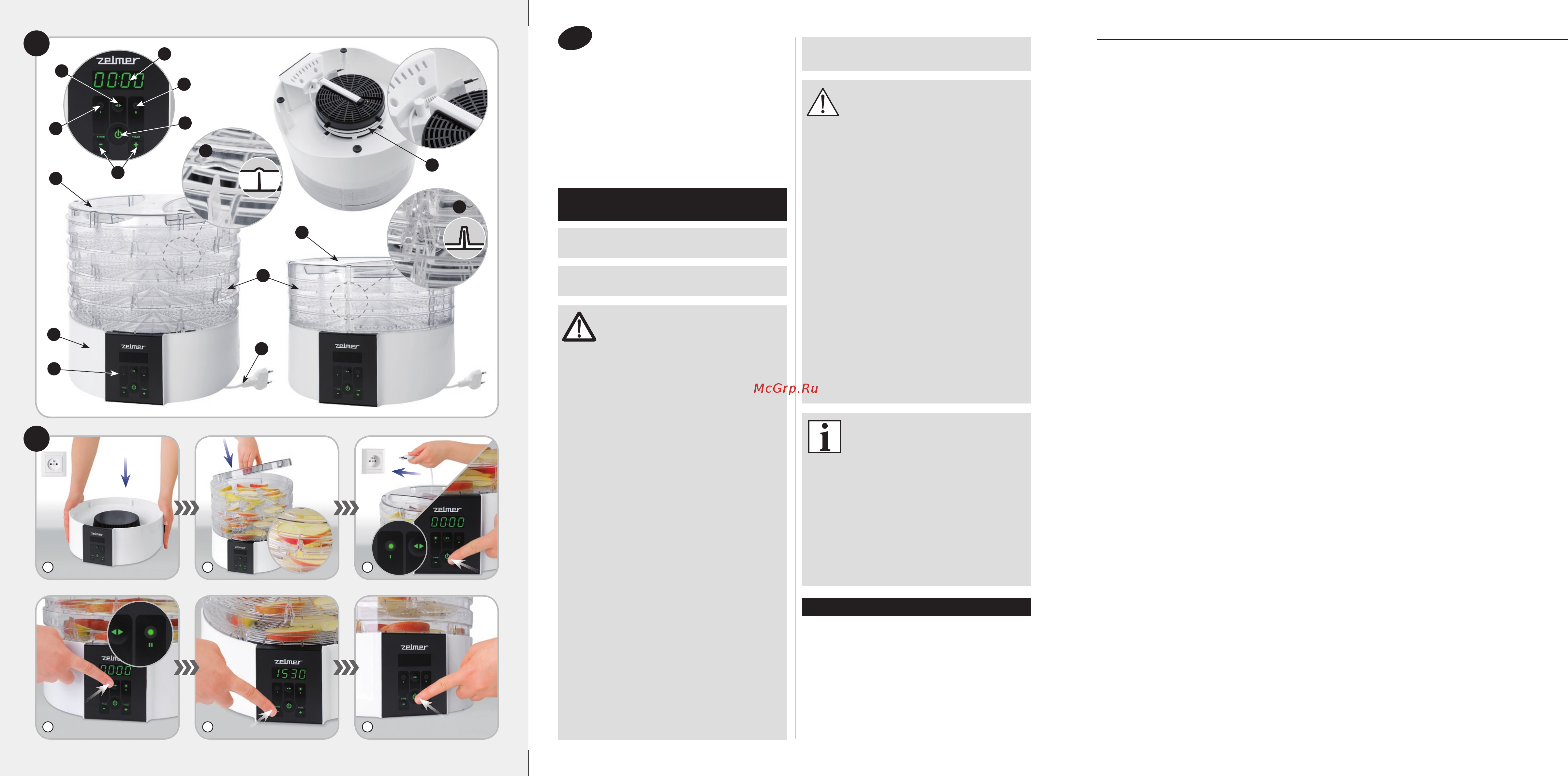 Zelmer FD1002 [2/6] Dane techniczne i opis urządzenia