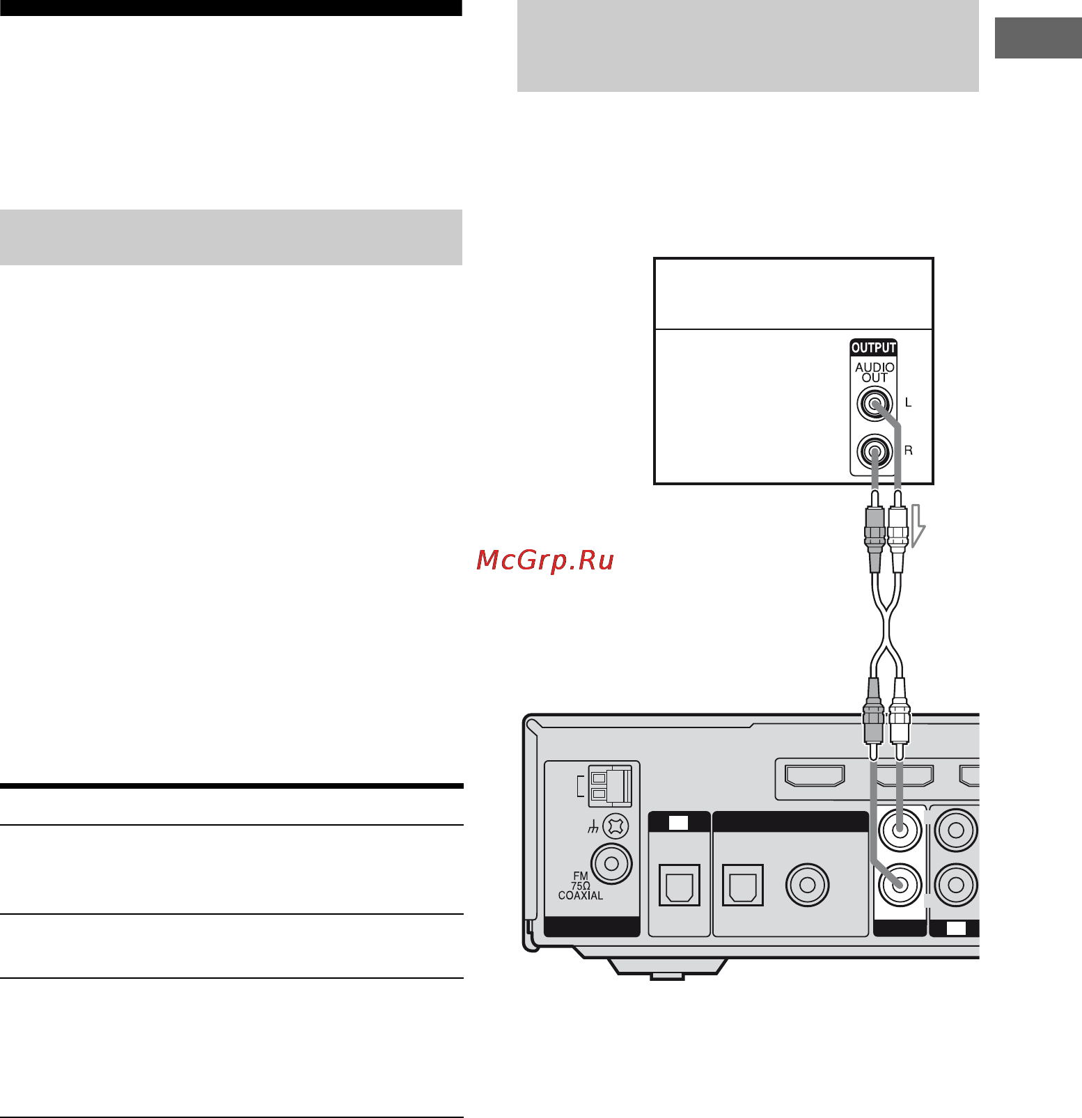 Sony HT-SF2300 [21/88] Подключение аудиокомпонентов