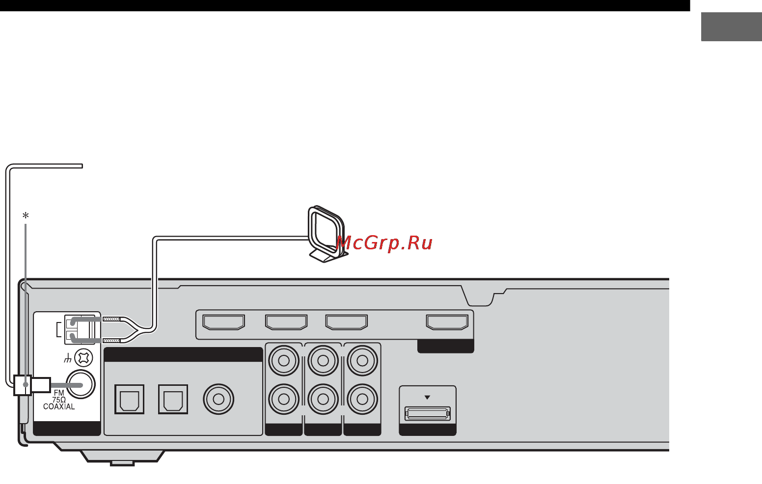 Sony HT-SF2000 [25/80] Подключение антенн