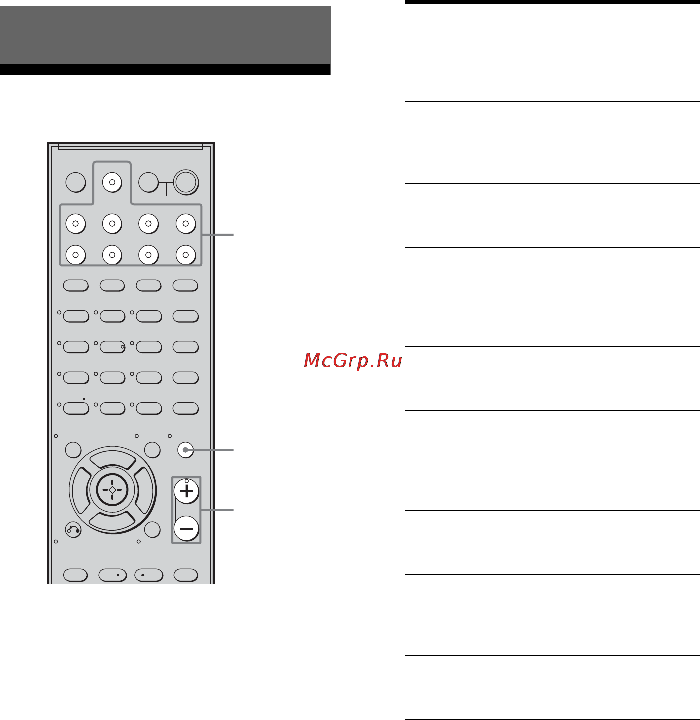 Sony HT-SF2000 [34/80] Выбор компонента