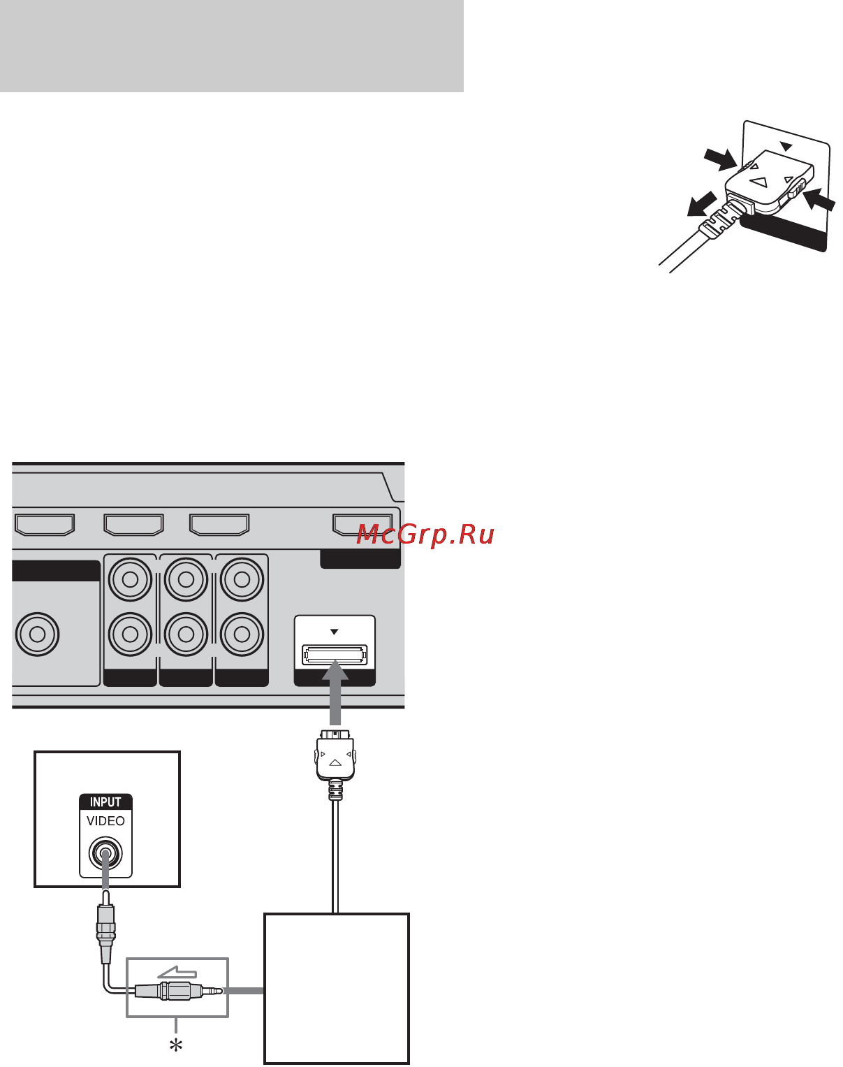 Sony HT-SF2000 [62/80] Подключение адаптера digital media port