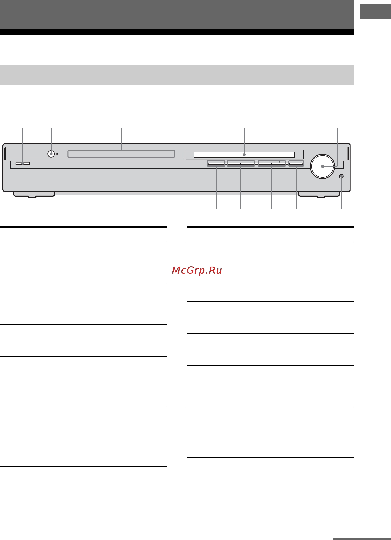 Sony HT-SS1100 [5/72] Подготовка к эксплуатации