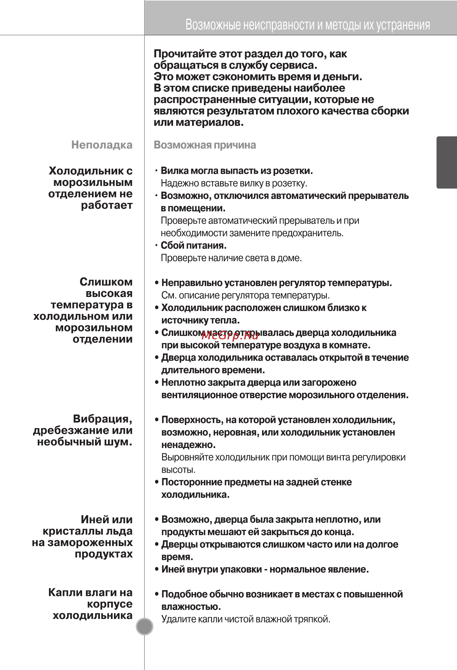 LG GC-B399PLQK Инструкция по эксплуатации онлайн [26/29] 85442