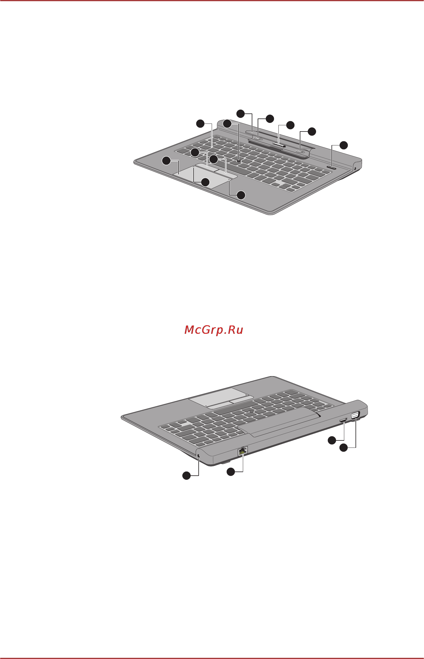 Toshiba Portege Z10T-A-L4S [48/156] Док станция с клавиатурой toshiba keyboard dock