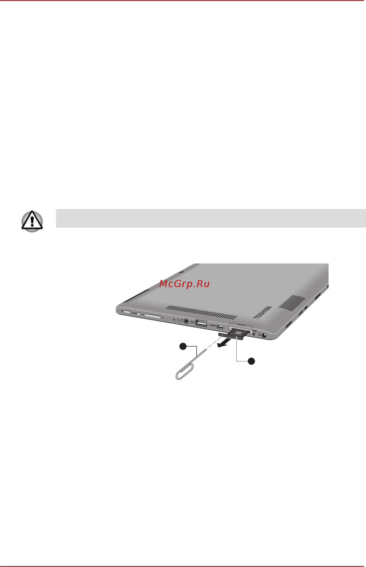Toshiba Portege Z10T-A-L4S [82/156] Установка sim карты