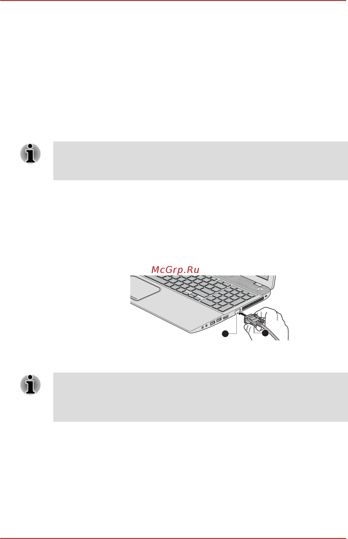 Toshiba SATELLITE S50t-A-K3M [107/189] Подключение внешнего монитора