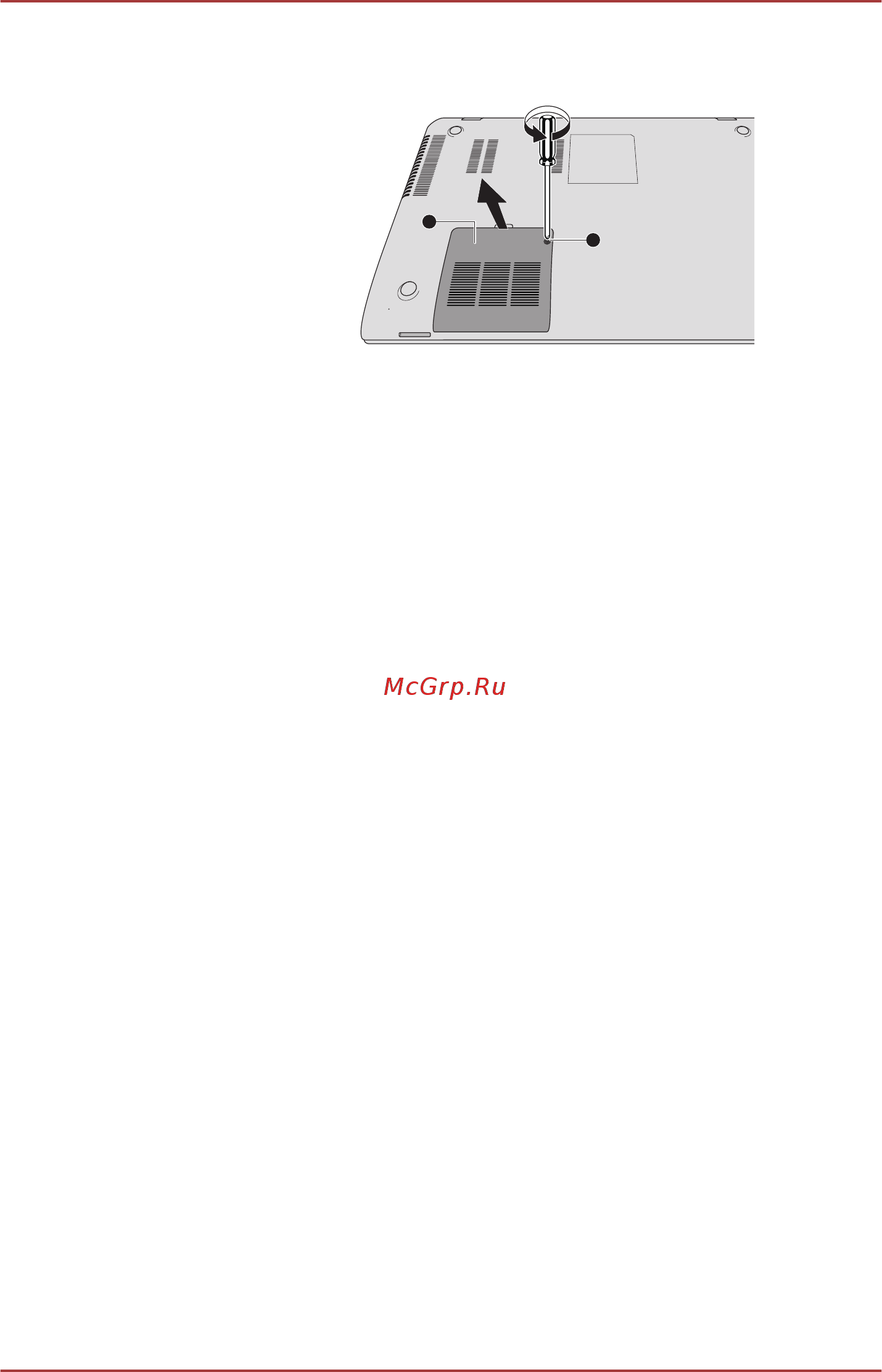 Toshiba Satellite L50-A-K1S [99/189] Снимите крышку поддев ее ногтем или тонким предметом