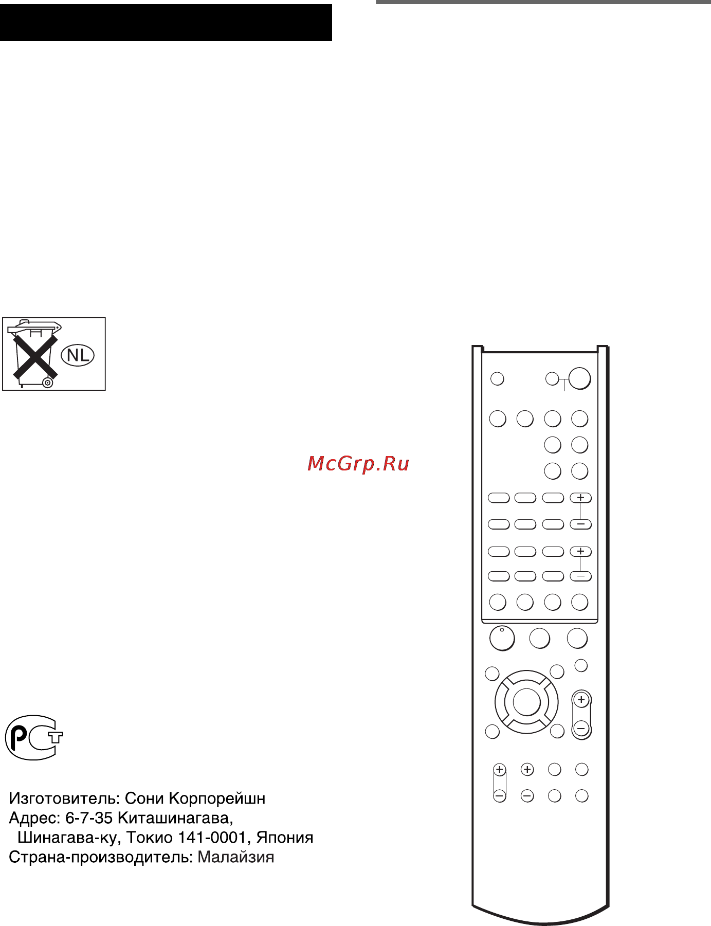 Sony HT-K250 [2/40] Av menu
