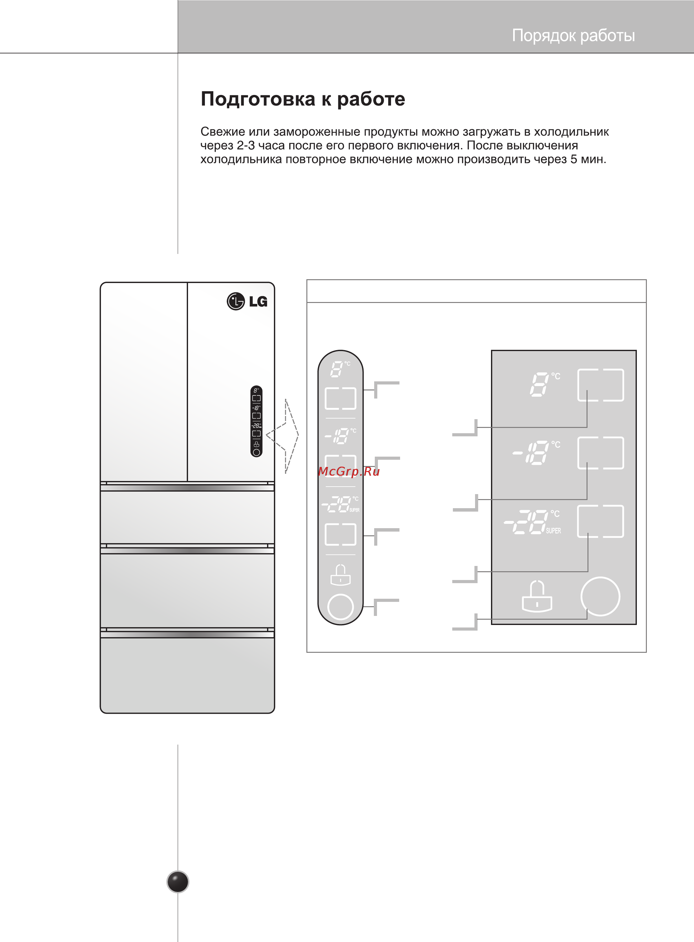 LG GC-B40BSGMD [14/35] Регулирование температуры и функций