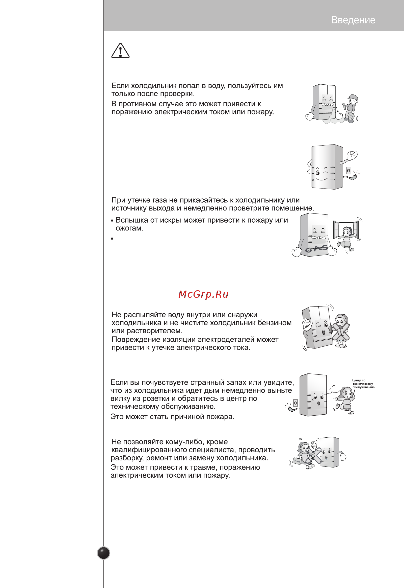 LG GC-B40BSMQJ [8/33] Важная информация по безопасности