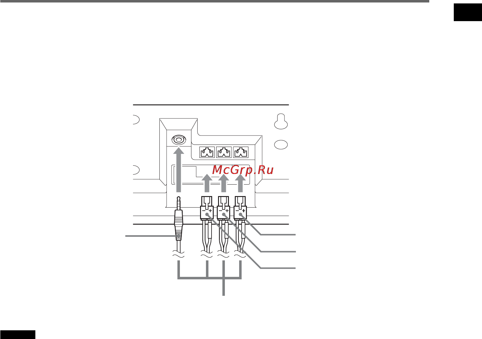 Sony HT-CT500 [133/244] Приєднання шнура до динаміка