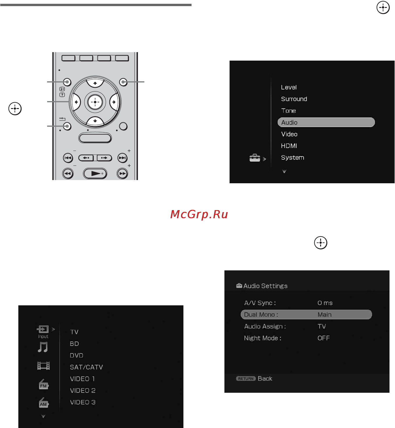 Sony HT-CT500 [166/244] Керування за допомогою екрана gui
