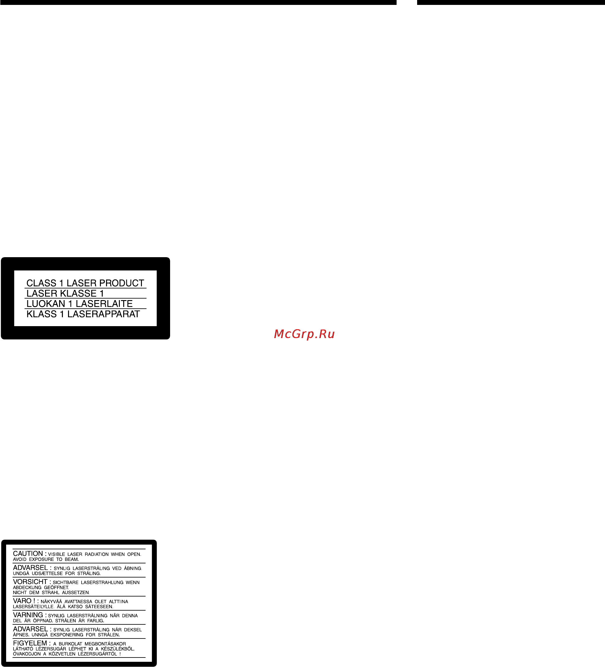 Sony DVP-S725D [2/80] Warning