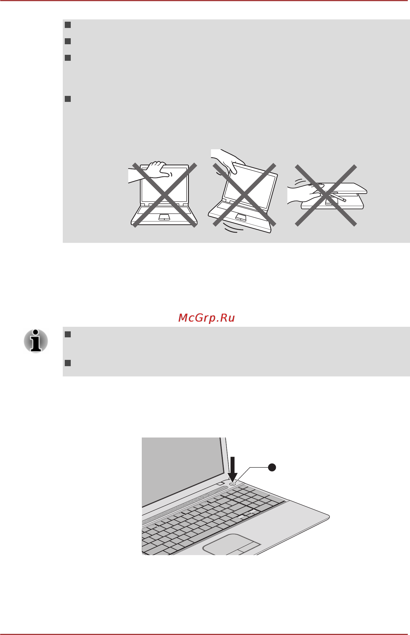 Toshiba SATELLITE C50D-A-L3S [29/164] Включение питания