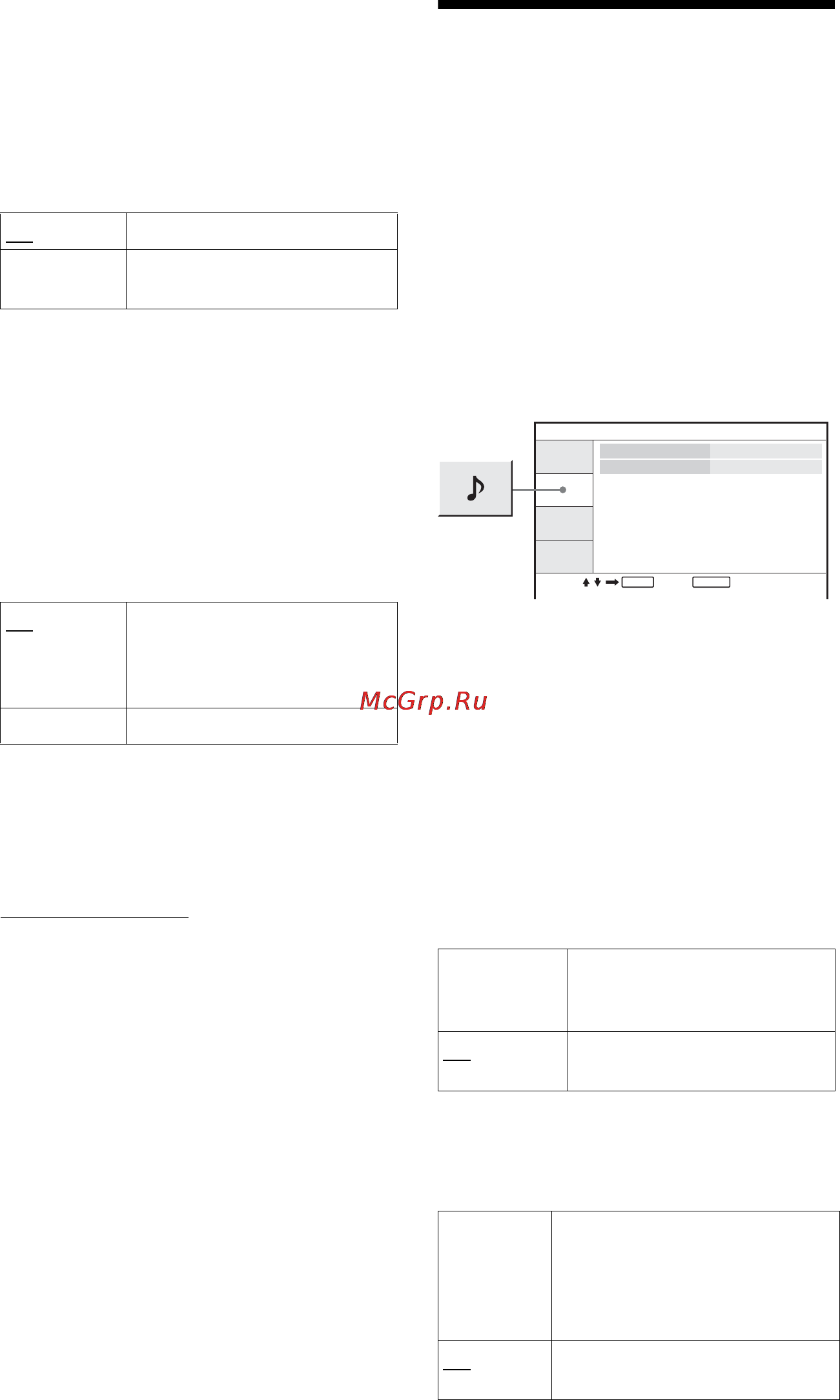 Sony DVP-FX850 [36/52] Параметры звука
