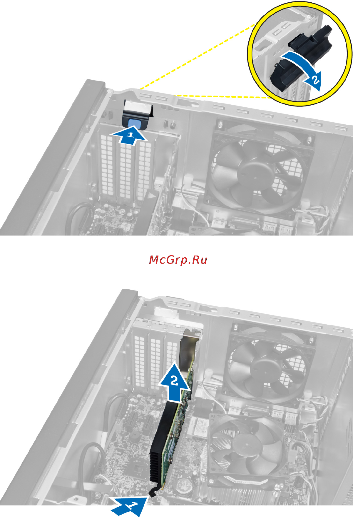 Dell Vostro 470 /470-9889/ [13/69] Извлечение платы расширения