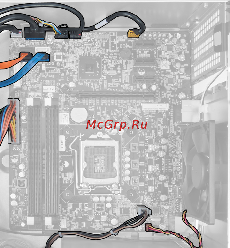 Dell Vostro 470 /470-9889/ [37/69] Извлечение системной платы