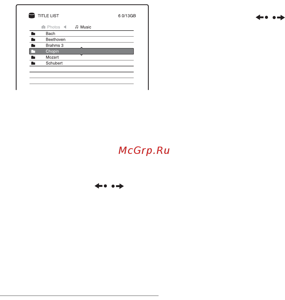 Sony RDR-HX1020 [82/164] Выберите альбом и нажмите кнопку enter