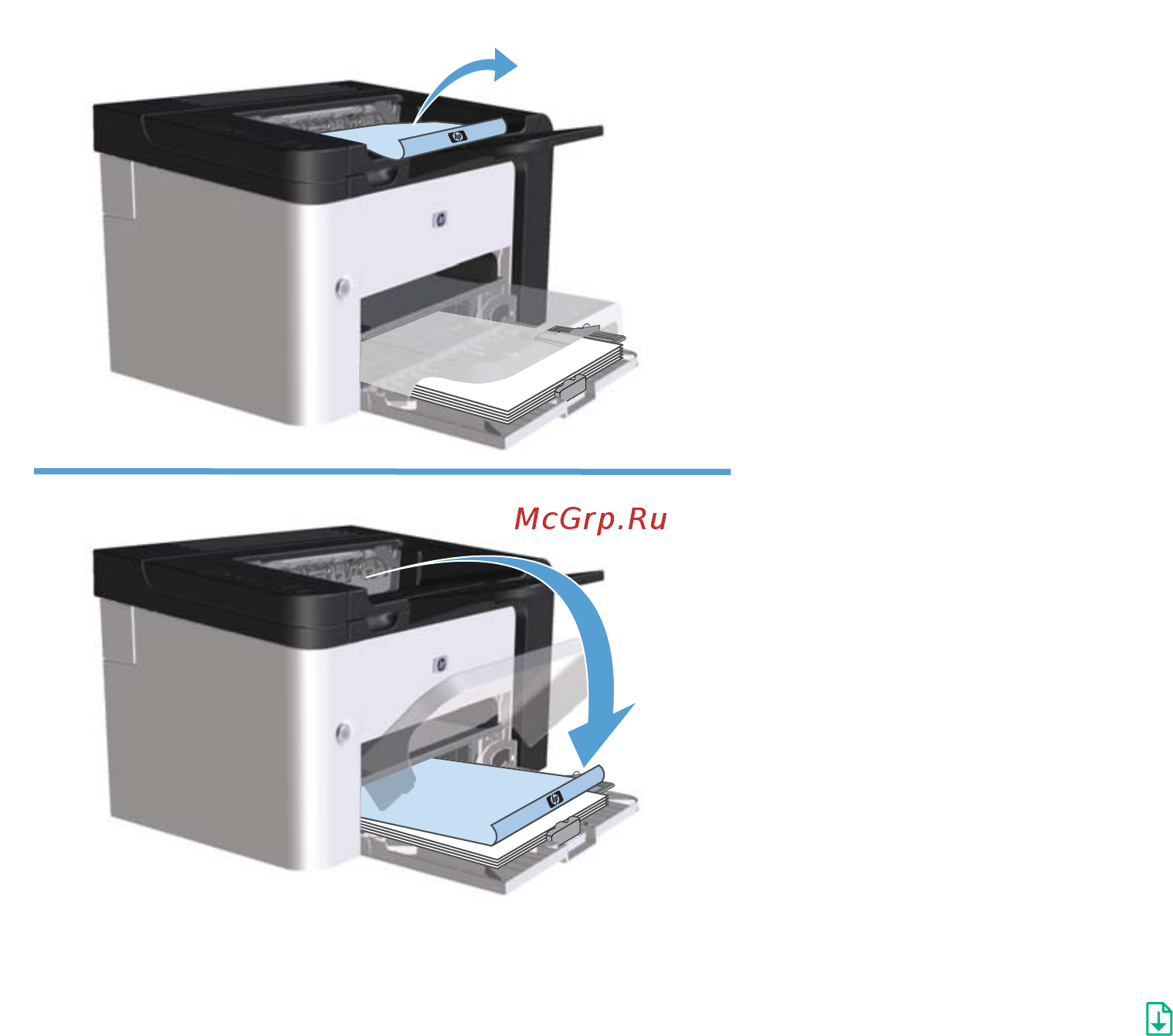 HP LaserJet Pro P1606dn [66/170] Печать нескольких страниц на листе в windows