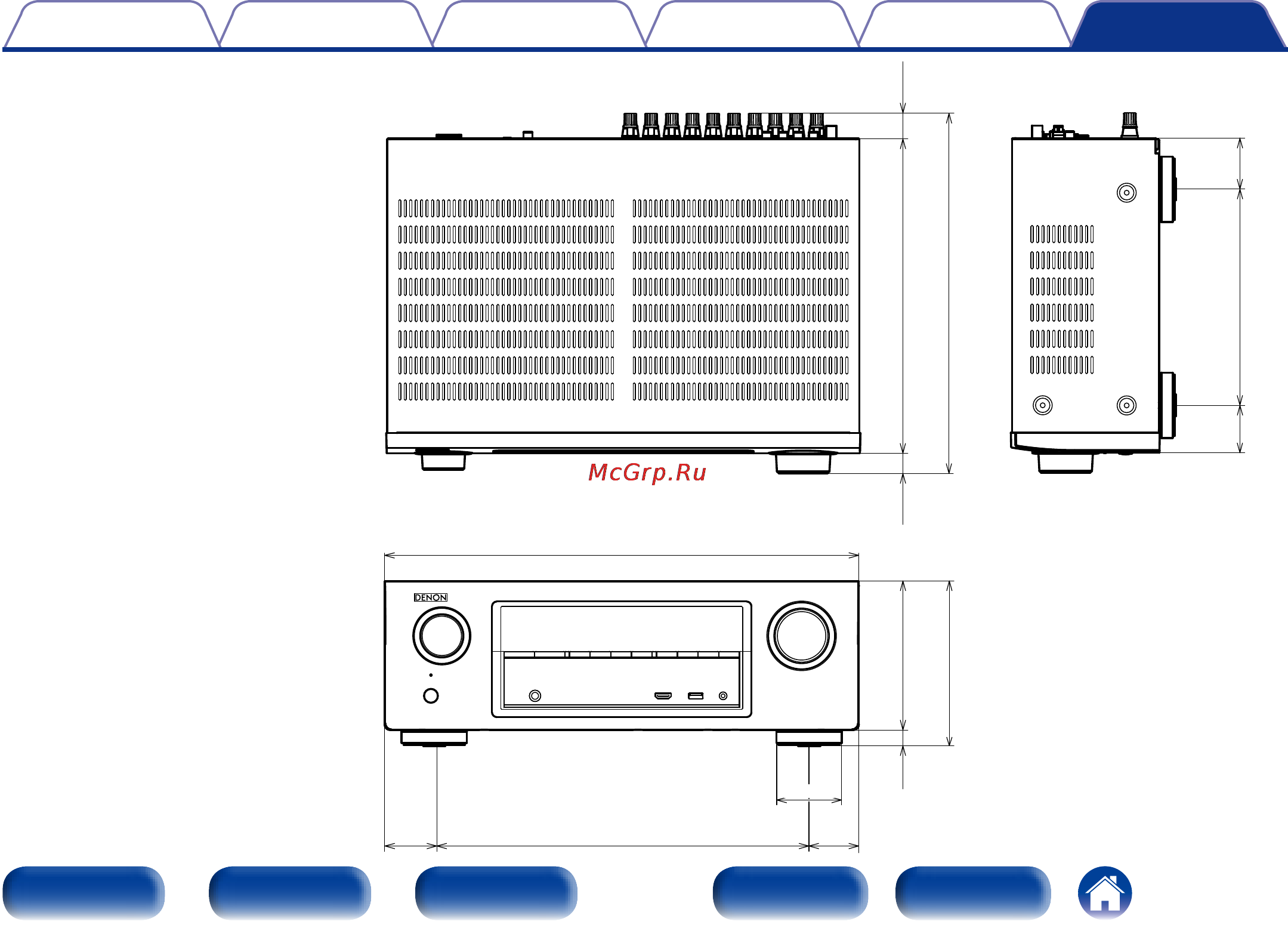 Denon AVR-X1000 Black [193/194] Вес 8 2 kg