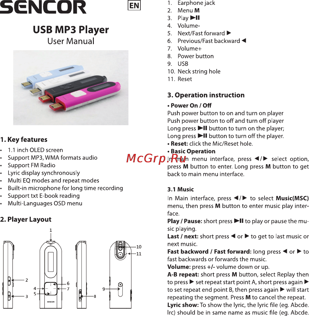 Sencor SFP 1260 PK Инструкция по эксплуатации онлайн