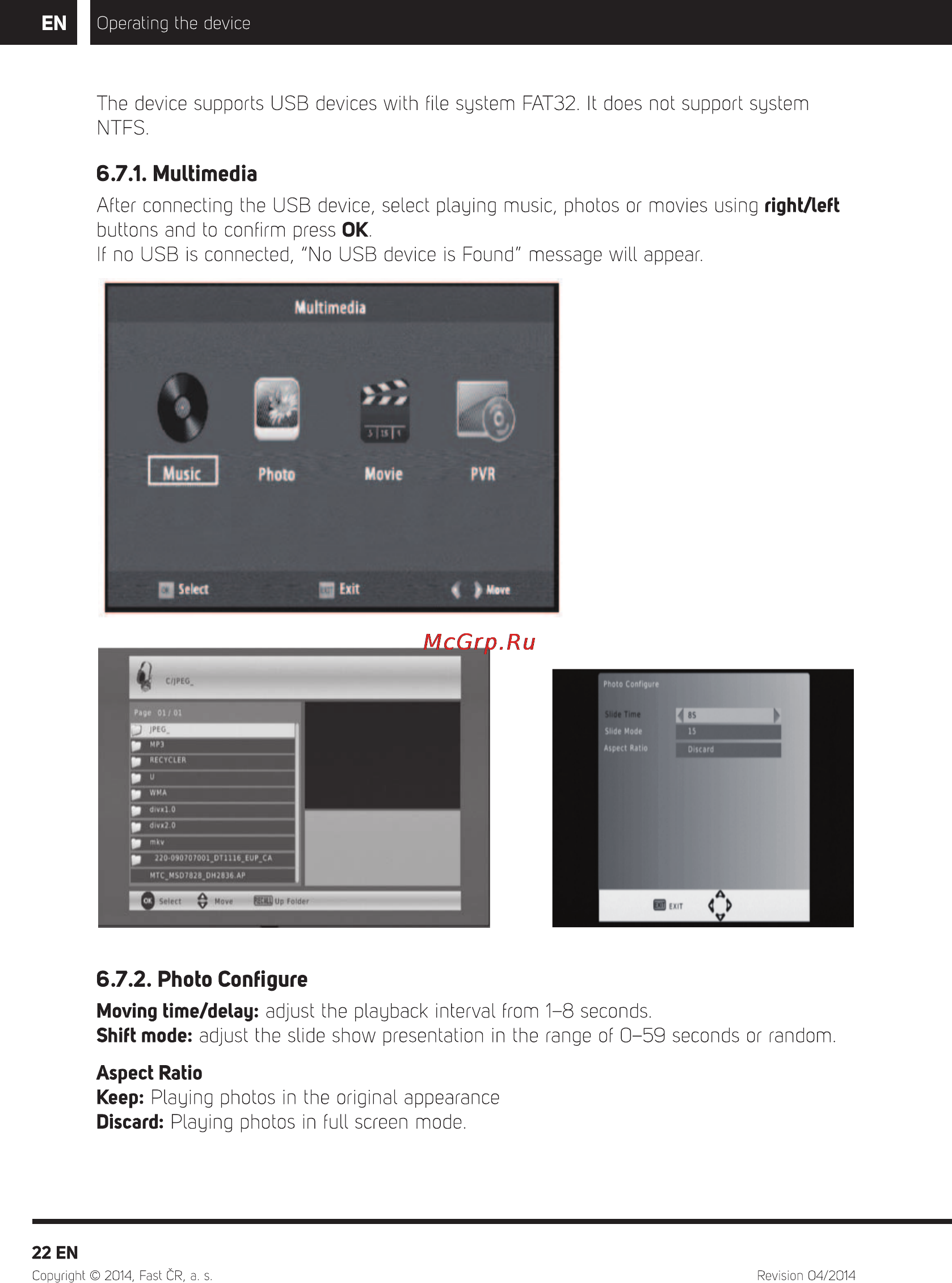 Sencor SPV 6714M4 [23/32] Multimedia