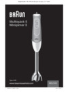 Braun MQ545 Инструкция по эксплуатации
