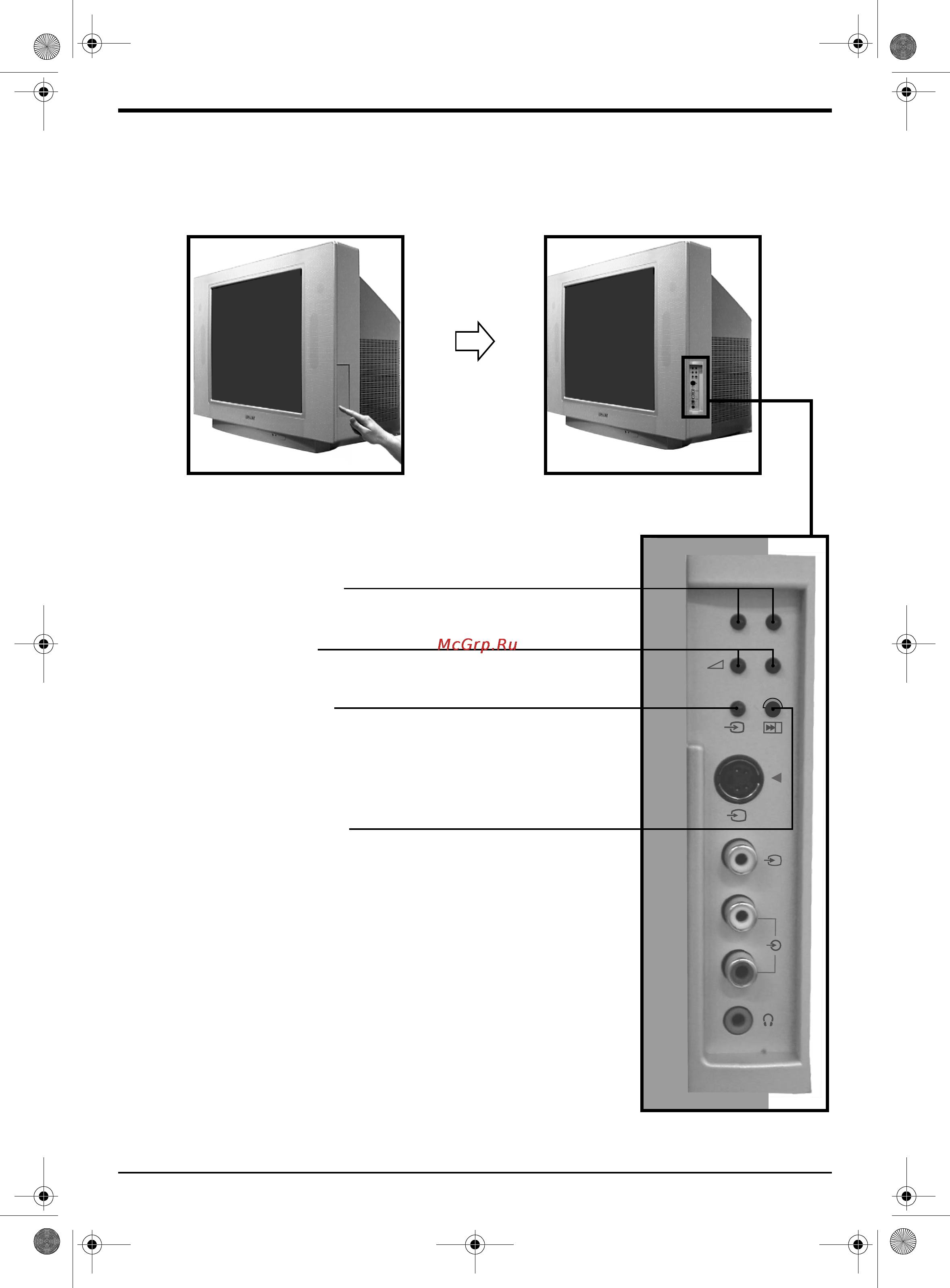 Sony TRINITRON KV-29FQ76K [58/148] Overview of the tv buttons