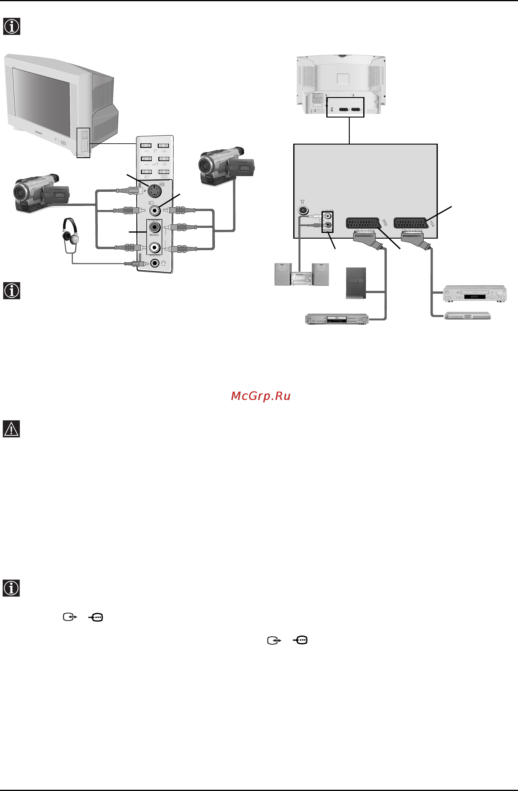 Sony KV-29CS60K [18/124] Connecting additional equipment