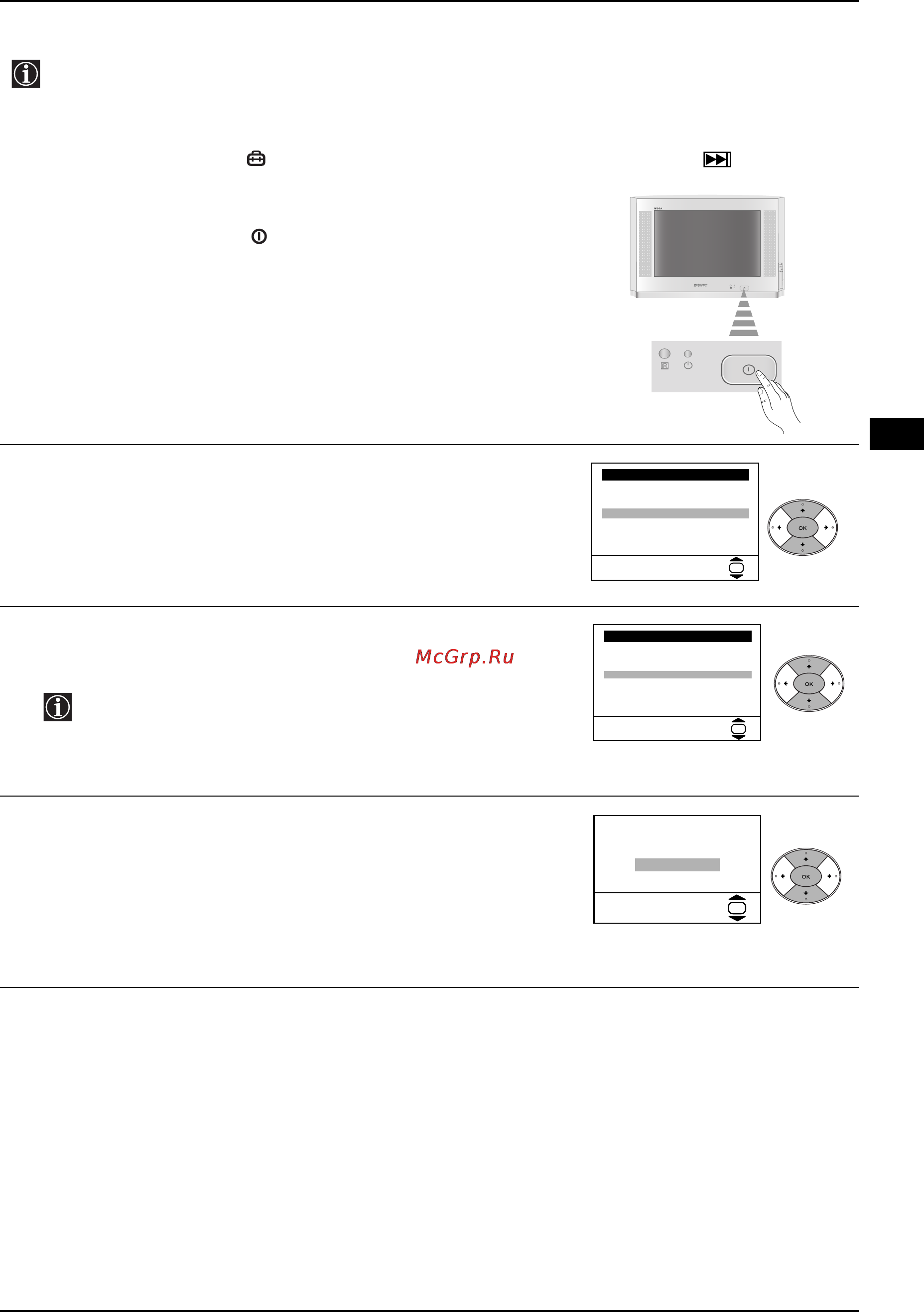 Sony KV-29CS60K [7/124] Switching on the tv and automatically tuning
