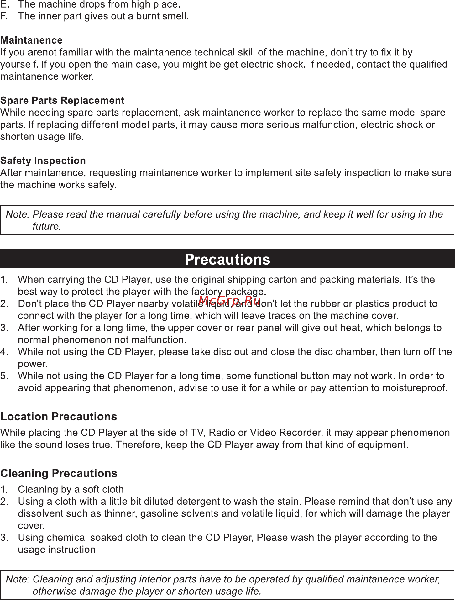 Sencor SMC 603 [4/16] Precautions