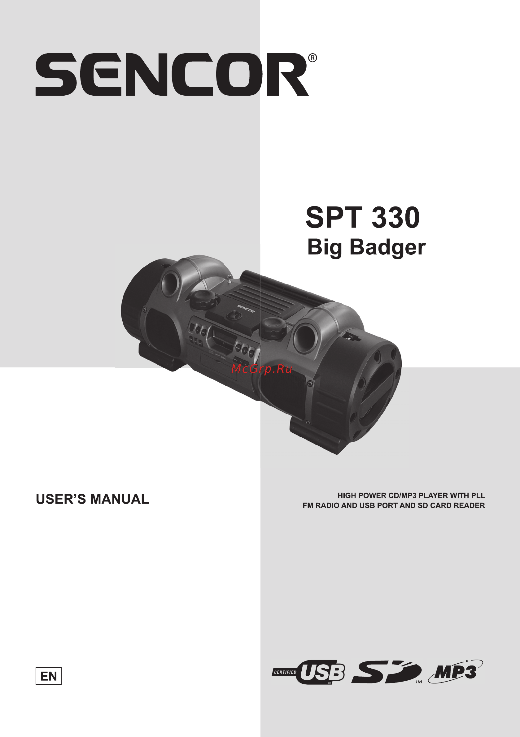 Sencor SPT 330 Инструкция по эксплуатации онлайн
