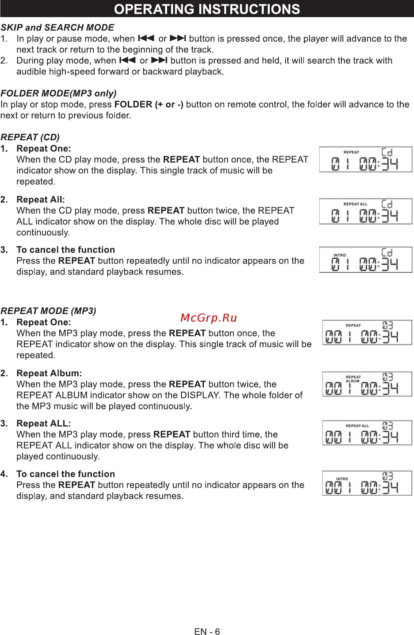 Sencor SPT 330 [7/11] Operating instructions