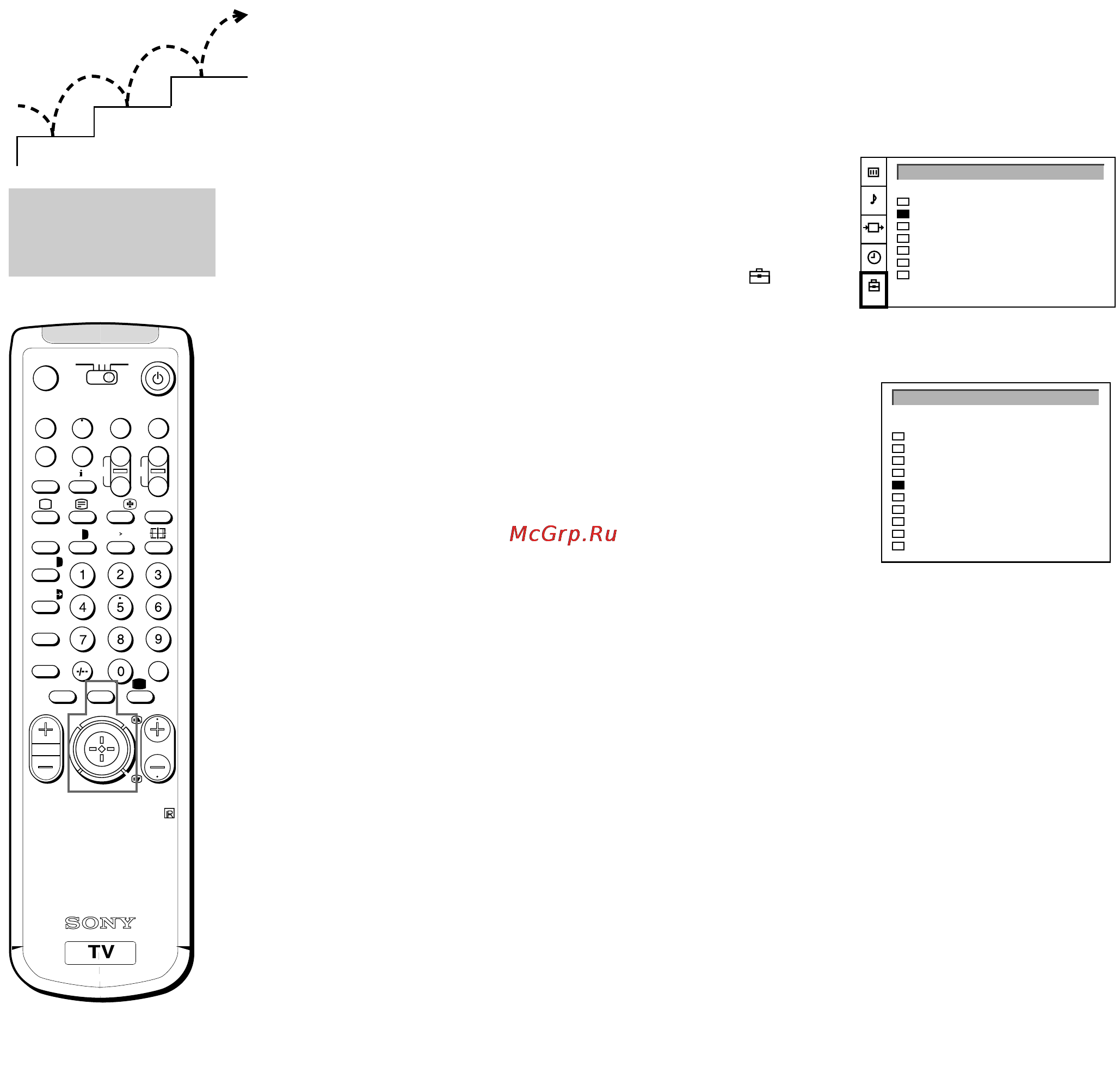 Sony KP-41PX1R [10/99] Additional presetting functions