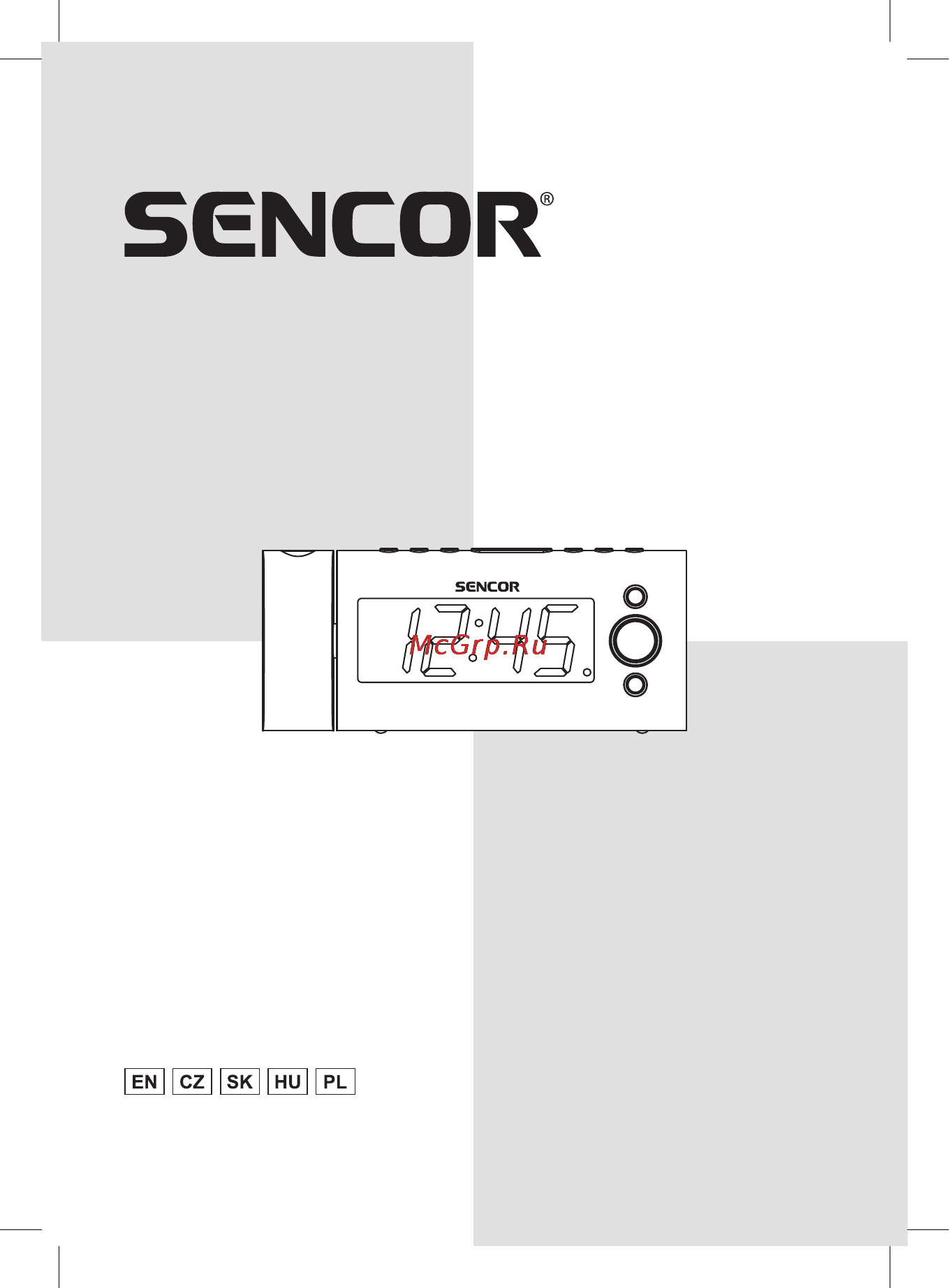 Sencor SRC 330 OR Инструкция по эксплуатации онлайн