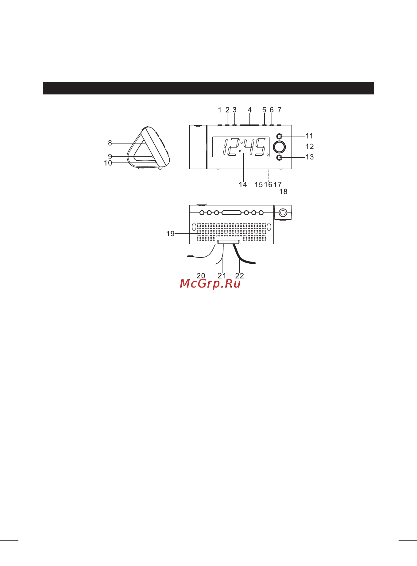 Sencor SRC 330 OR [2/8] Function and controls