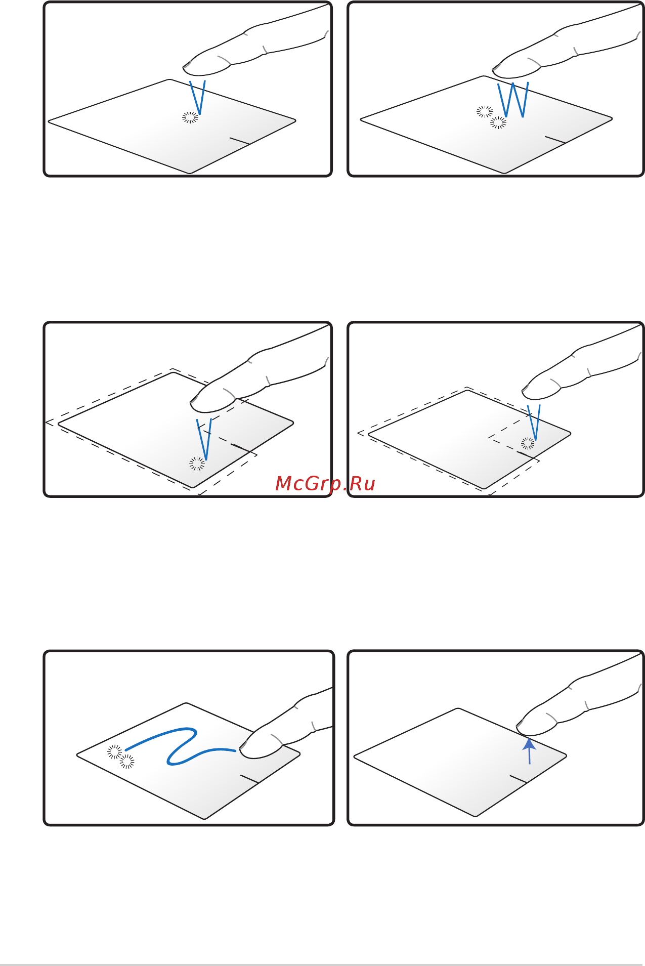 Asus ZENBOOK UX31A UX31A-C4027H [42/98] Использование тачпэда