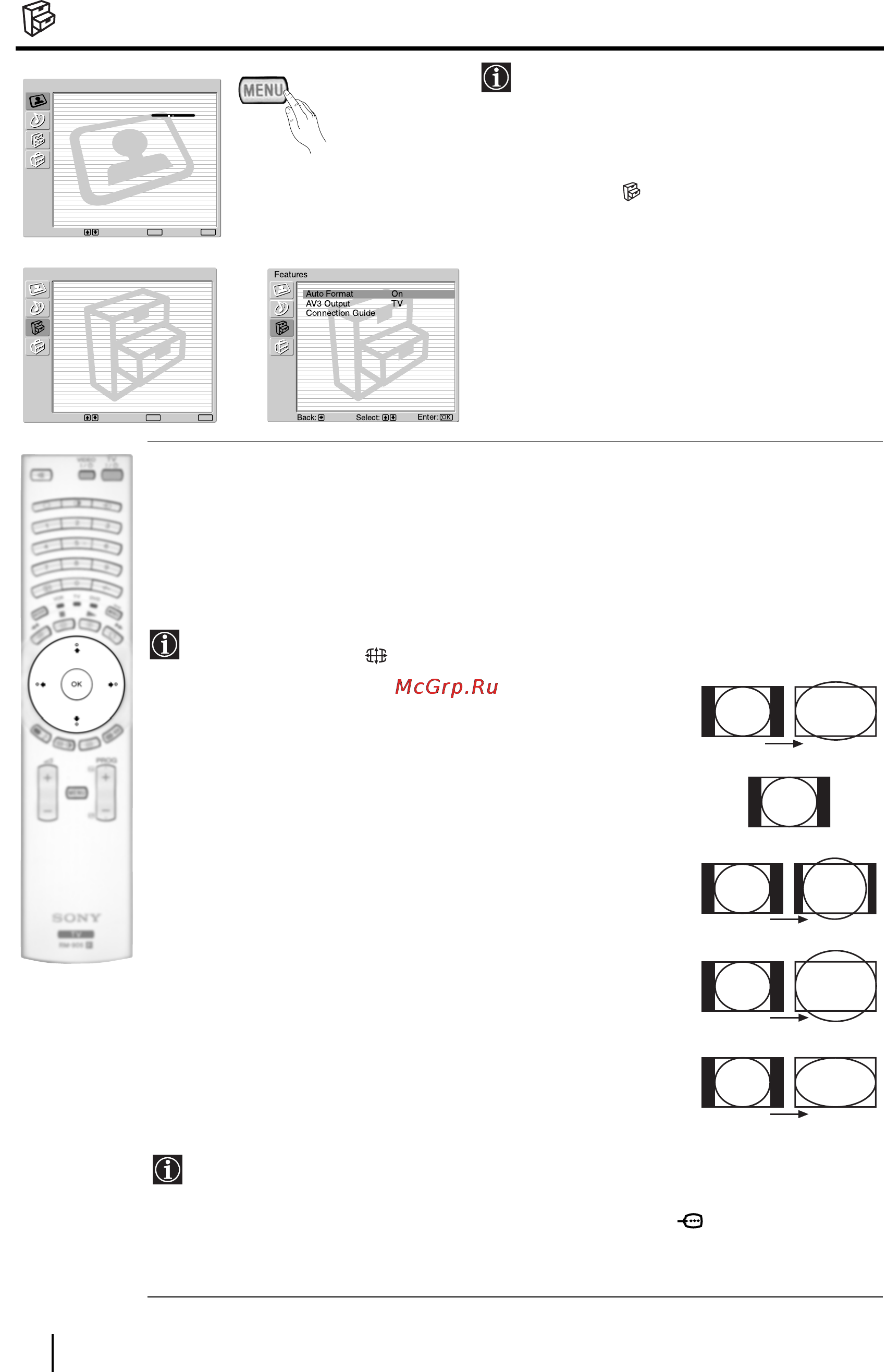Sony GRAND VEGA KF-50SX300K [142/192] Menu funkcje