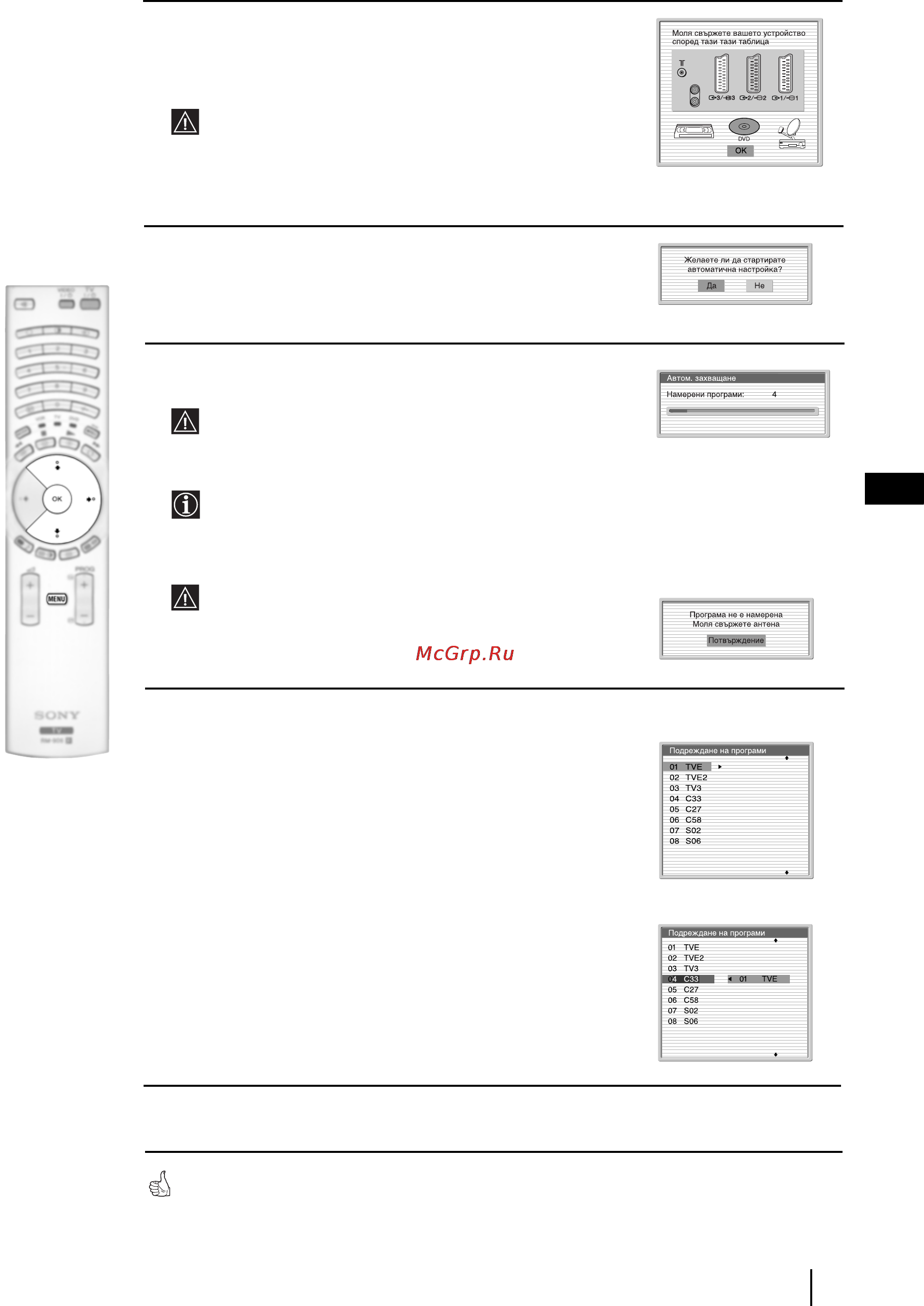 Sony GRAND VEGA KF-50SX300K Инструкция по эксплуатации онлайн [42/192] 85976