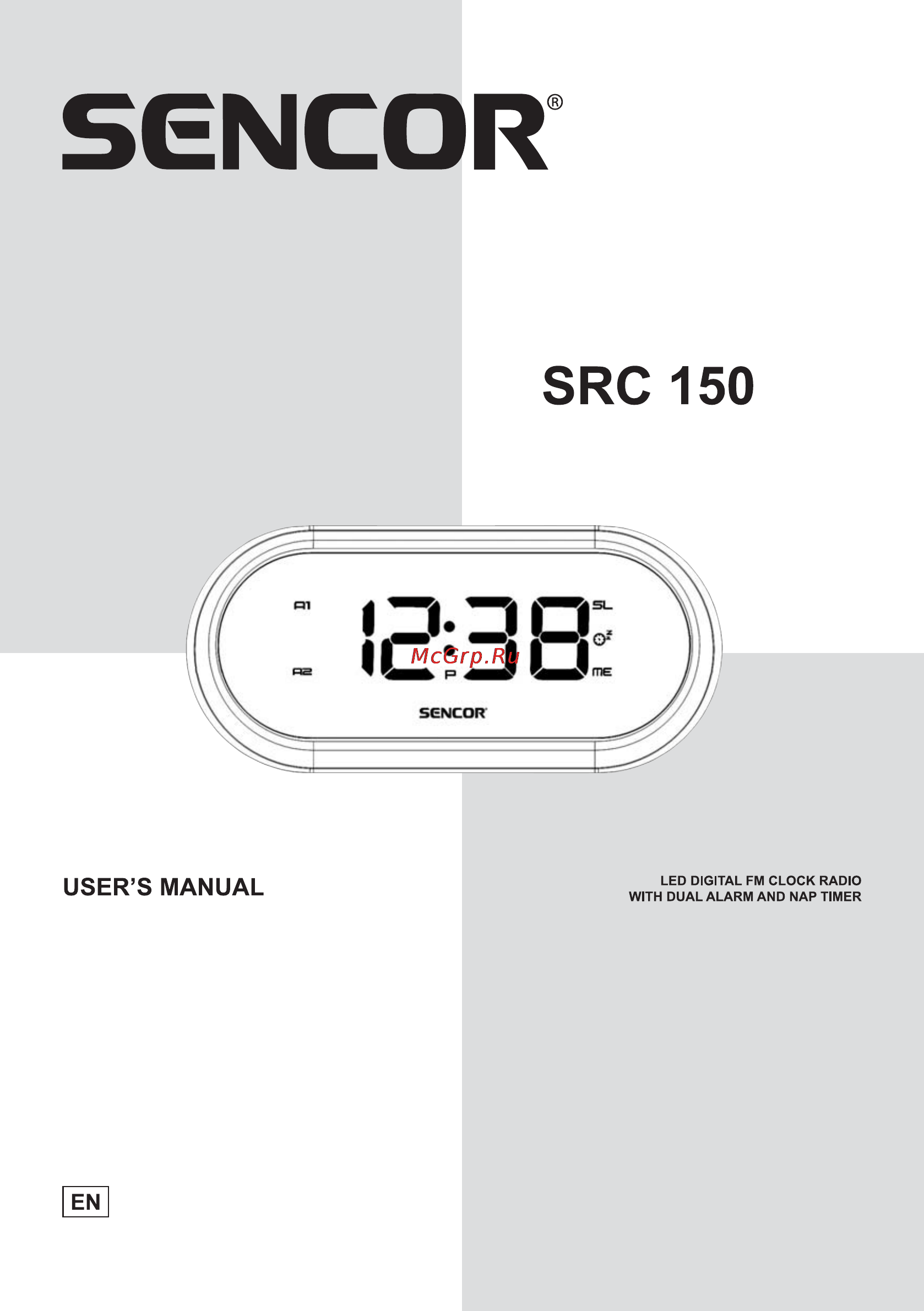 Sencor SRC 150 R Инструкция по эксплуатации онлайн