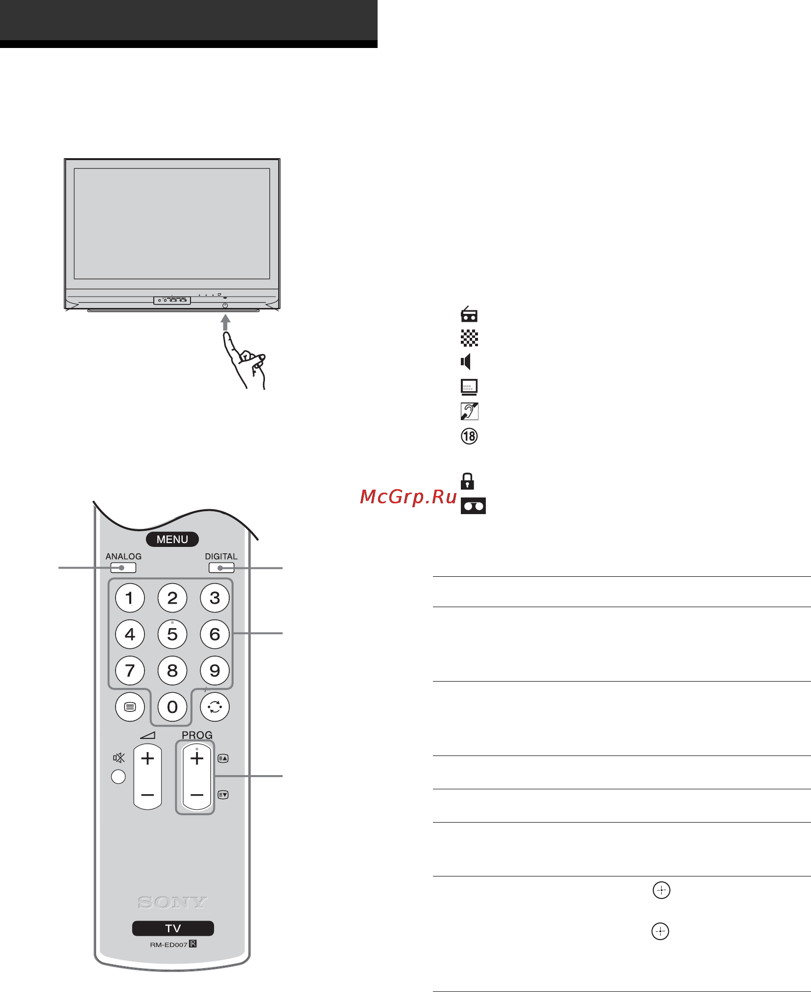 Sony BRAVIA KDF-50E2010 [12/196] Se på tv
