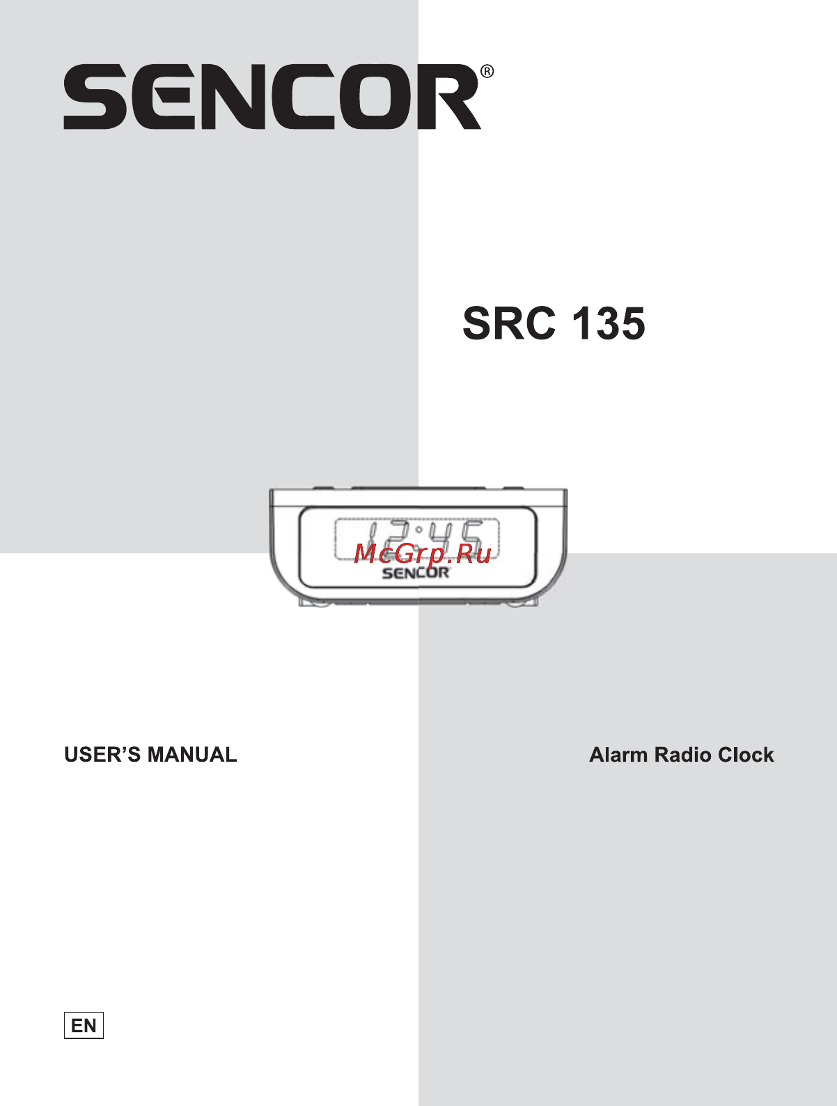 Sencor SRC 135 Инструкция по эксплуатации онлайн